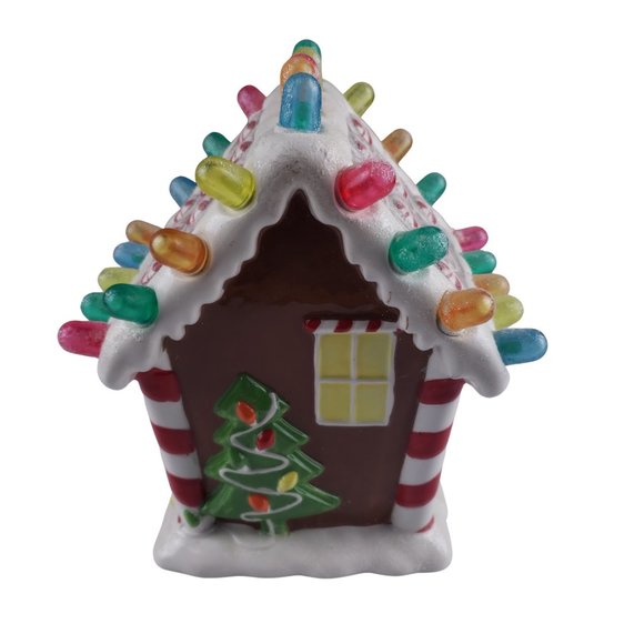 2008 Hallmark Gingerbread Gumdrop House Nutcracker Suite Ceramic Musical Lights - Picture 4 of 12